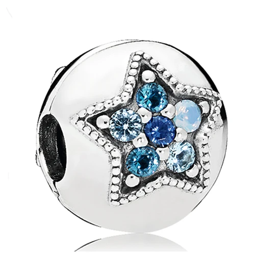 P008 Dodocharms Fit Pandora Браслеты ожерелья для женщин вечерние DIY простой стиль цветы сердца вино стекло хрустальные звезды бусины Char - Цвет: P008