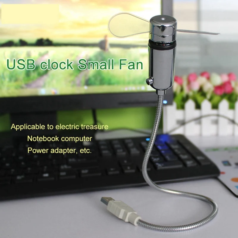 Портативный мини USB вентилятор Портативные гаджеты гибкий гусиная шея