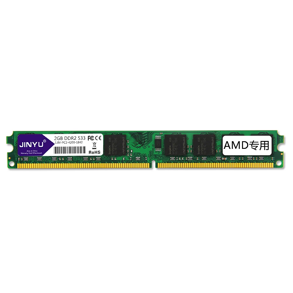 Jinyu Ddr2 533 Mhz 1,8 V 240Pin ОЗУ компьютера памяти для материнской платы Amd