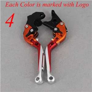 Color 4 CNC раздвижной, складной мотоцикл сцепные рычаги для Aprilia RS125 RS 125 2006-2010 2007 2008 2009 - Цвет: Color 4