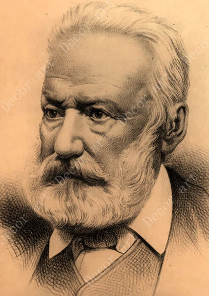Франция Victor Hugo холст живопись винтажные настенные картины крафт постеры с