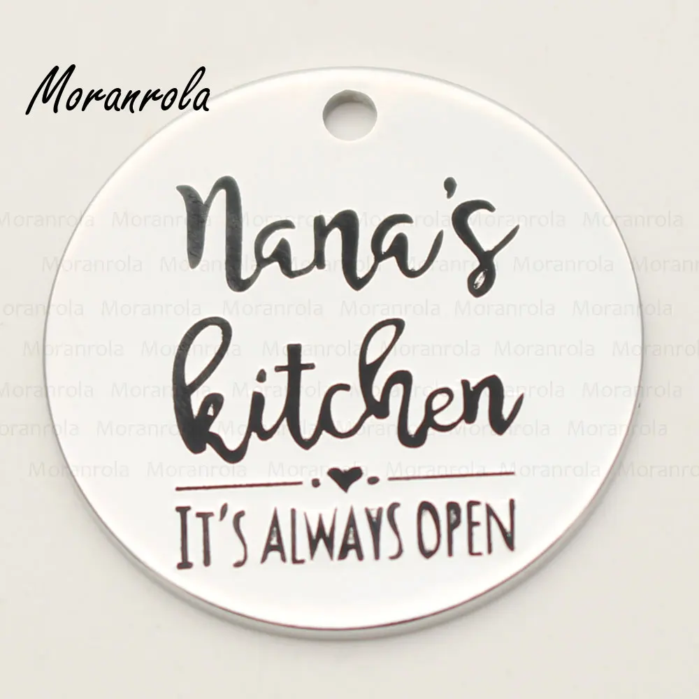 Новое ожерелье и брелок arried &quotnana's Kitchen It's Always Open&quot из меди nana подарок на день