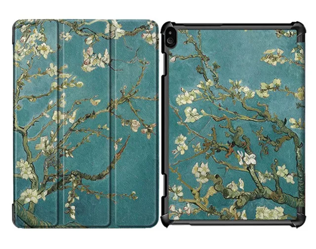 Apricot Flower Магнитный смарт-чехол для lenovo Tab P10 TB-X705F TB-X705L трехслойный чехол-подставка для lenovo Tab P10 10,1 ''Чехол+ пленка - Цвет: Apricot Flower