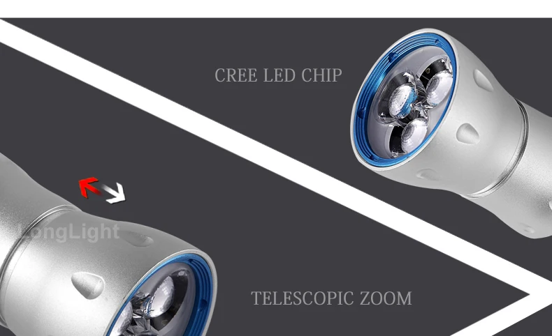 Светодиодный точечный светильник с фокусировкой 7 Вт Cree E27 Светильник 3000K 4000K 6000K