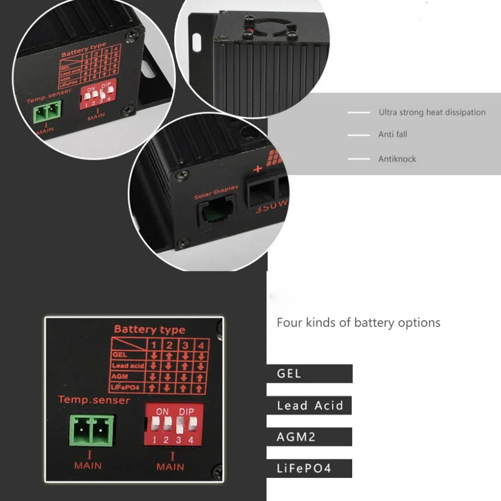 MPPT 10A/20A 12V Bluetooth контроллер заряда Солнечный Авто солнечные батареи Регуляторы