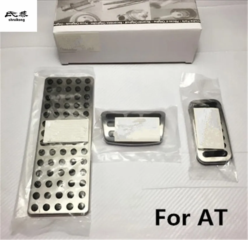 3pc for AT Автомобильные аксессуары для 2012 2013 KIA RIO K2 на MT Педали+ педаль газа+ педаль тормоза - Название цвета: 3pc for AT
