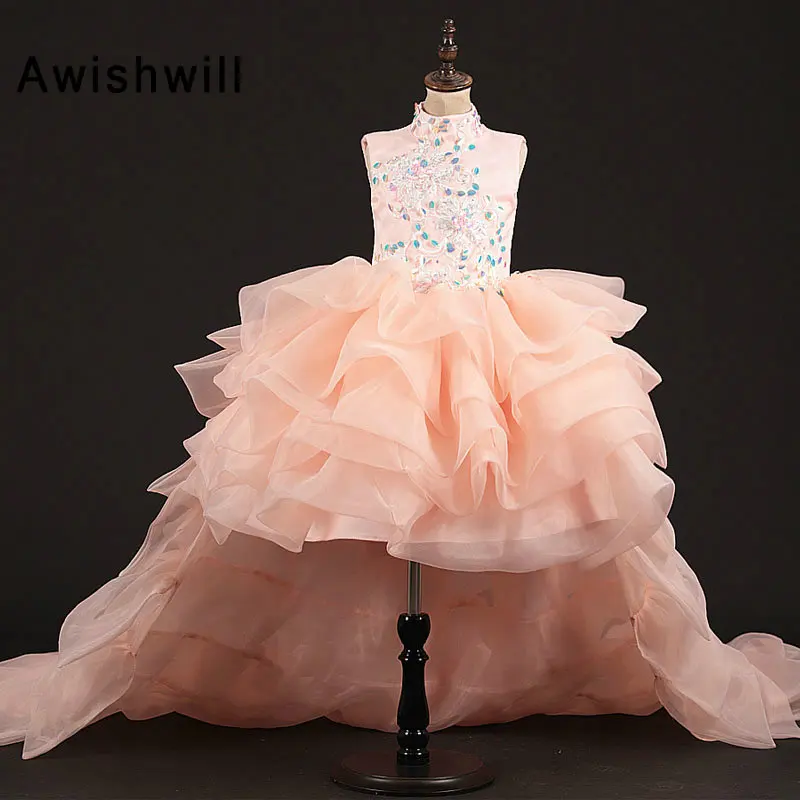 Платье с цветочным узором для девочек новое поступление | Свадьбы и торжества