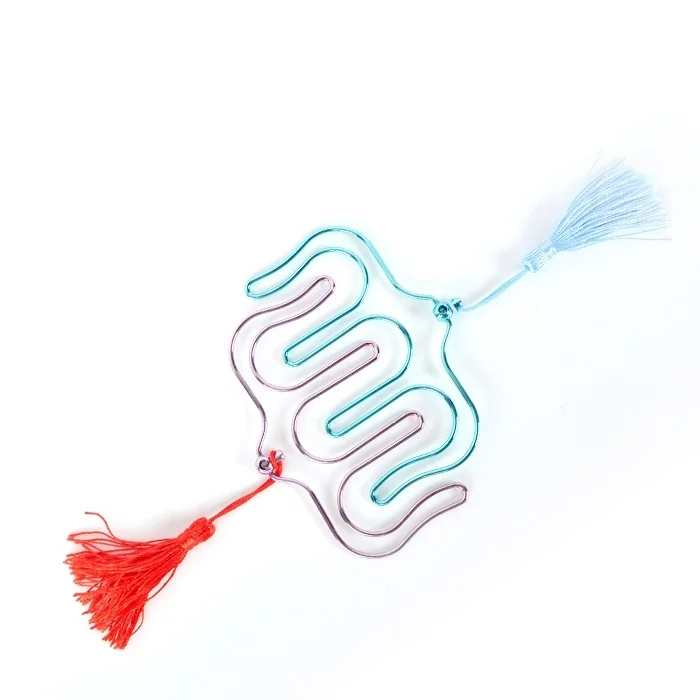 Музыкальная книга вкладки клип Гальваническая металлическая Закладка розовое