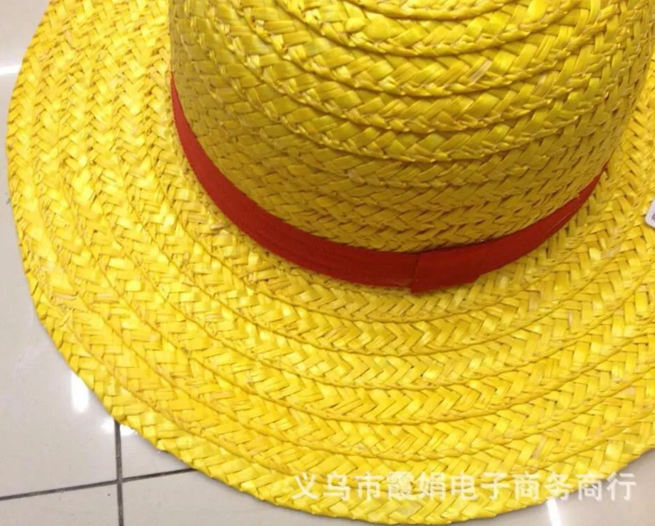 Один Кусок Луффи Аниме Косплей Canotier Plage Chapeau Хэллоуин
