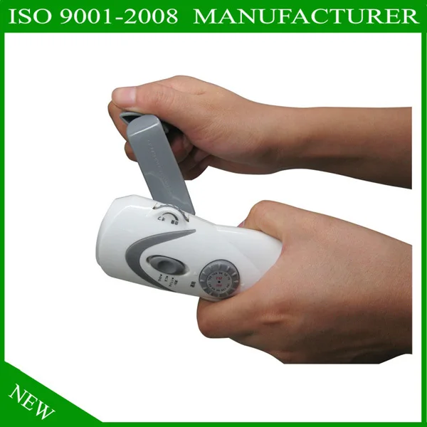 [Seven Neon] модный патент динамо Солнечный фонарь/зарядное устройство для мобильного