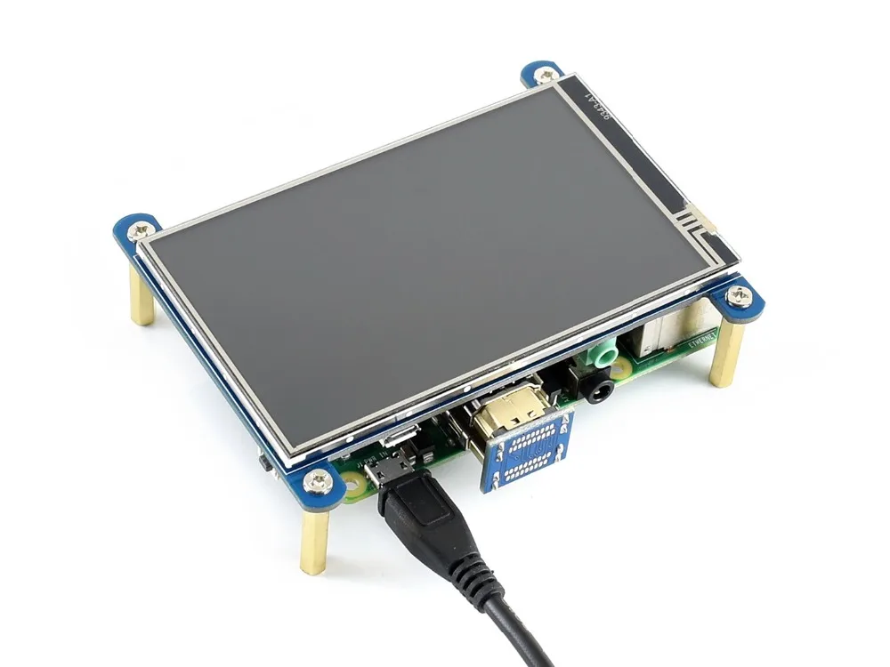 4-дюймовый резистивный сенсорный экран Waveshare IPS LCD (тип H) 480x800 HDMI интерфейс