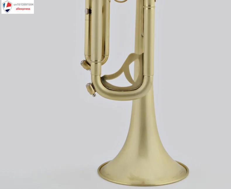 Профессиональный матовый кожаный чехол Bb Trumpet Horn Monel с 2 мундштуками