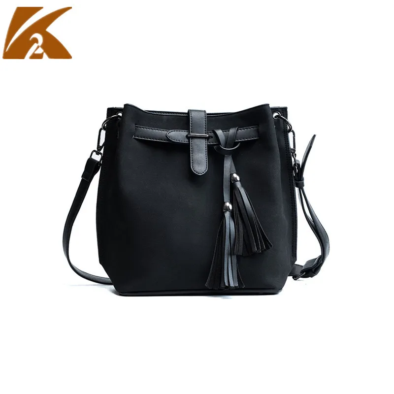 KVKY 2018 известных брендов дизайнеры с бахромой Crossbody сумки для Для женщин Мода