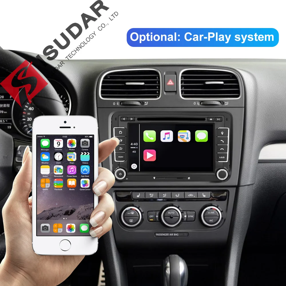 Isudar 2 Din Авто Радио Android 9 для VW/Volkswagen/POLO/Golf/Skoda/Octavia/Seat/Leon gps Автомобильный мультимедийный ram 4 игровой ноутбук плеер DSP