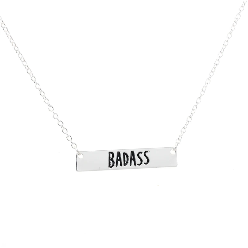 Ожерелье ручной работы BADASS|bar necklace|necklace cutecute necklace |