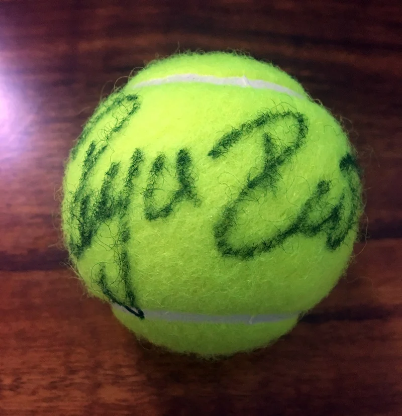 Подпись Роджер Федерер autographed теннисная Коллекция Бесплатная доставка 112017A|tennis