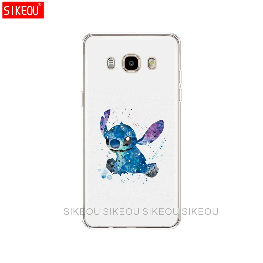 Силиконовый чехол для телефона Samsung Galaxy J1 J2 J3 J5 J7 MINI 2016 2015 prime cute cartoon Lilo Stitch |