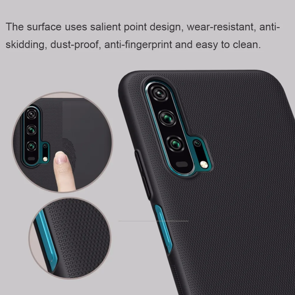 Huawei Honor 20 чехол Honor 20 Pro Чехол NILLKIN матовый корпус матовая жесткая задняя крышка из ПК чехол Подарок держатель для телефона