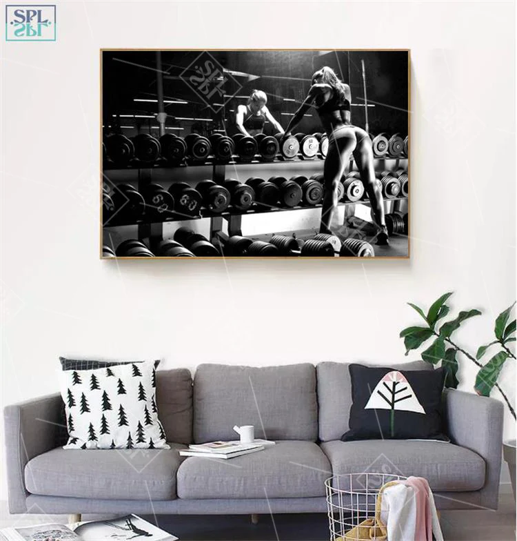 Мотивационная Бодибилдинг художественная работа с цитатами постеры современная