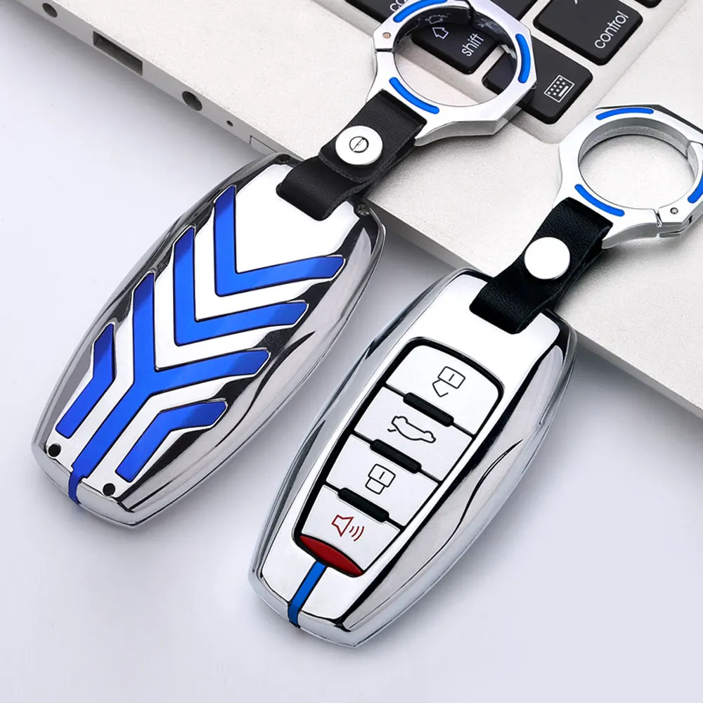GMW H6 Samrt чехол для автомобильного ключа с цветной полосой из цинкового сплава