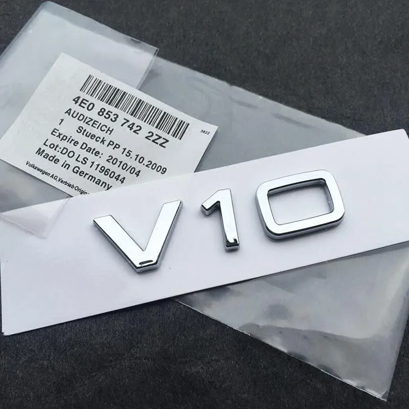 Новый V6T V8T 3D металлические крылья боковый значок кузова эмблема стикер Хо