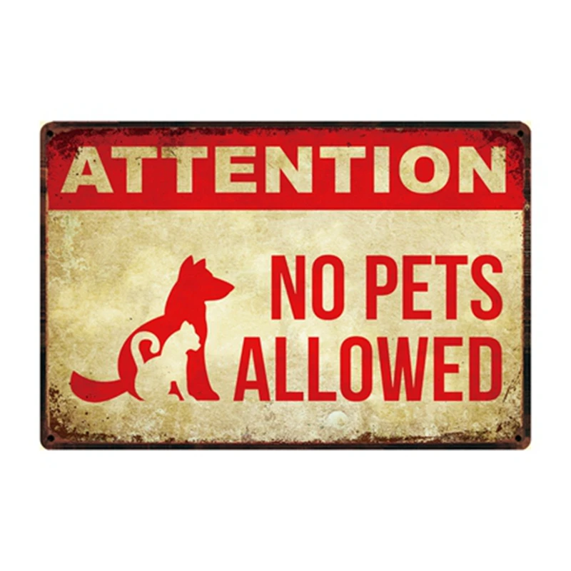 

[ Kelly66 ] Love Pets Beware Of The Dog Gordon Setter Metal Sign Tin Poster Home Decor Bar Wall Art Painting 20*30 CM Size Dy85