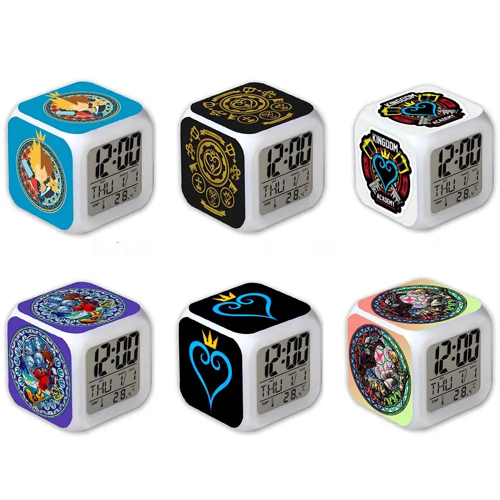 Giancomics Горячая игра Королевство Сердца будильник мигающие красочные сенсорные