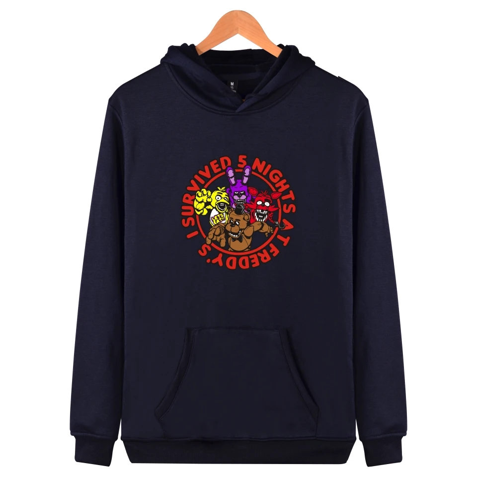 Fnaf толстовки и свитшоты Новинка года, толстовки с капюшоном для мальчиков five nights at, верхняя одежда Фредди, мужские толстовки, пальто Топы с рисунками FNAF