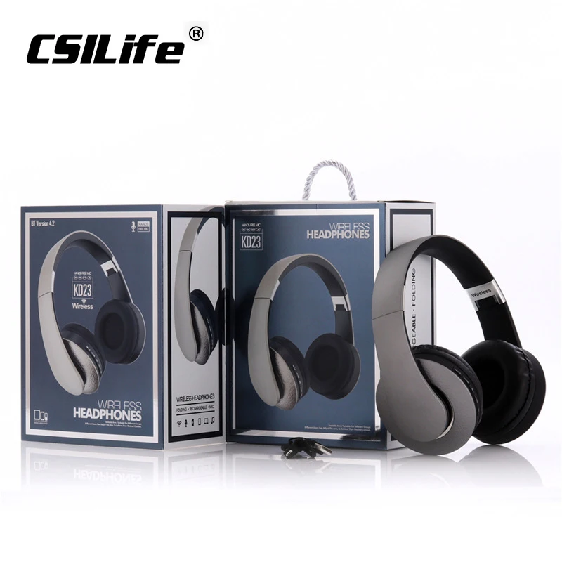 CSILife KD23 Bluetooth беспроводные наушники tf карта радио Bests поддержка комфортной
