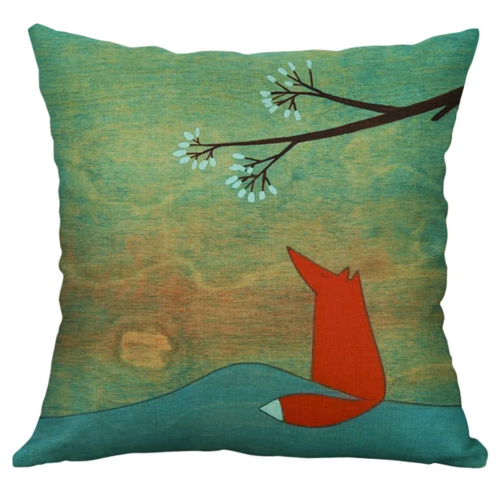 Чехол для подушек Fshion милый маленький чехол подушки из льна сидений наволочка