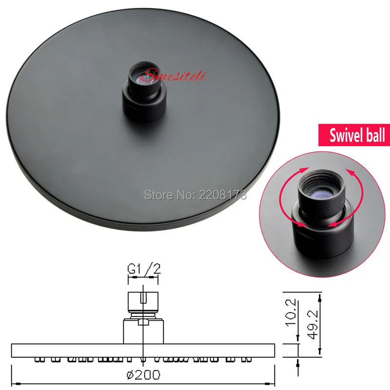 Smesiteli 5 лет гарантии 100% латунная матовая черная отделка ванная комната настенное