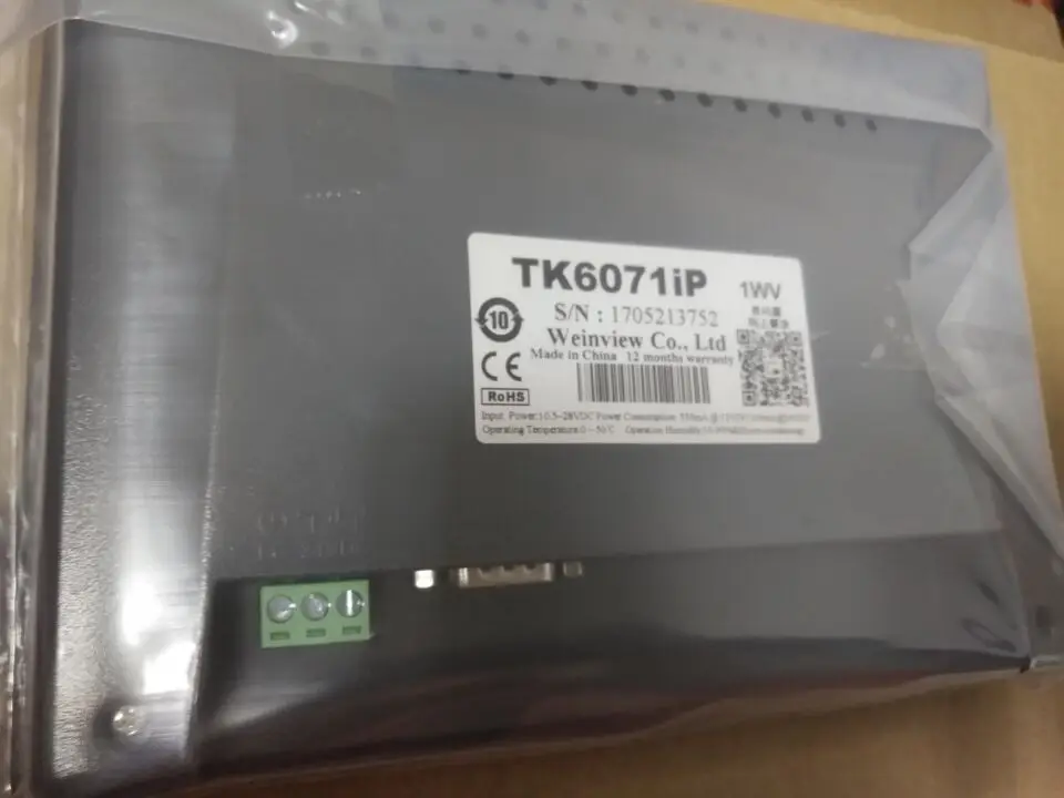 TK6071iP заменить TK6070iP Weinview HMI Сенсорный экран 7 дюймов 800*480 Новый в коробке |