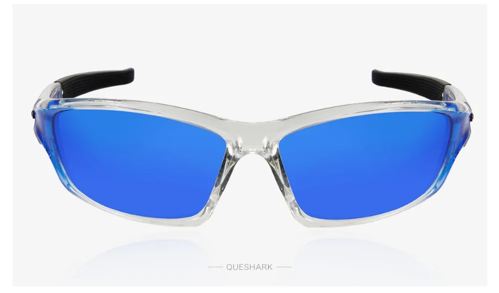 Queshark UV400 поляризованные велосипедные очки, спортивные велосипедные солнцезащитные очки, велосипедные очки, лыжные очки, очки для рыбалки, велоспорта, пеших прогулок