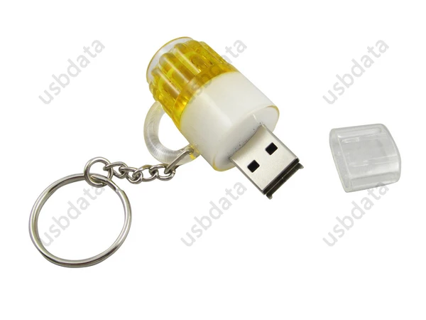 Креативный подарок пивная чашка милый Usb флеш накопитель 64 ГБ флешка 32 16 8 карта