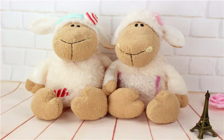 Amy Jolly Sheep candy, цветок овцы, плюшевая игрушка, высокое качество, 35 см, 50 см, подарок на день рождения, подарок на день детей, 1 шт