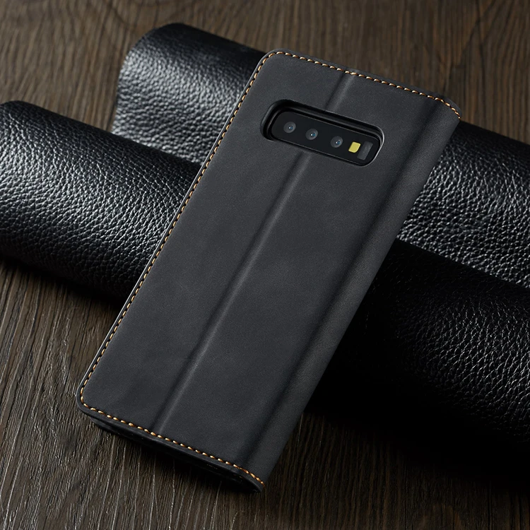 Роскошный кожаный чехол-книжка для samsung Galaxy S10, S9, S8 Plus, S10e, Note 9, A6, A7, A8, держатель для карт, Магнитный кошелек, подставка, чехол-книжка