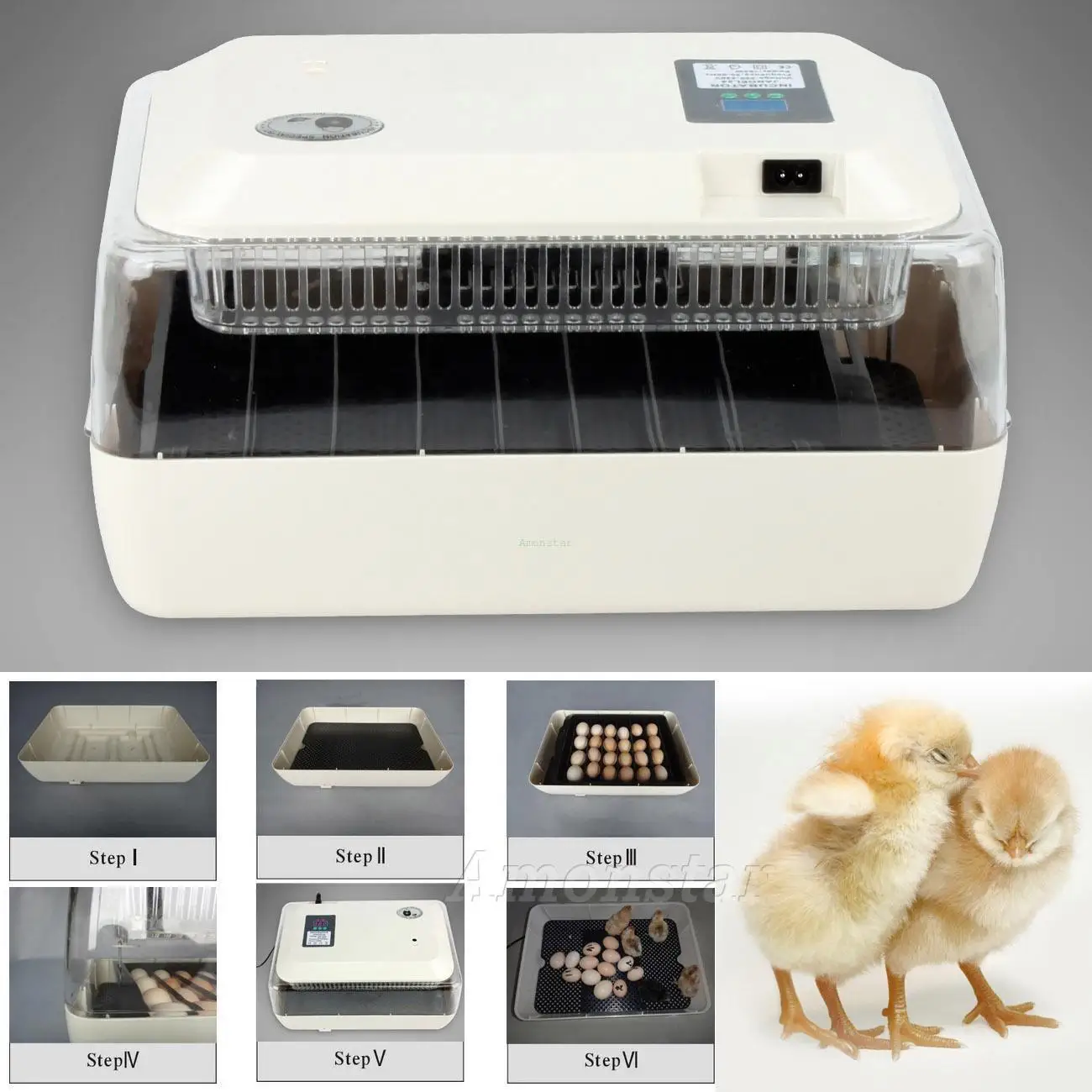 

NUOVA QUAGLIA POLLO UOVO incutrice GIRAUOVA автоматический инкубатор 24 UOVA