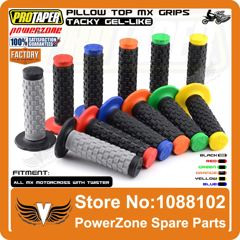 

Pro Taper Pillow Top MX Grips Fit 7/8" Handlebars Pit Dirt Bike Motocross Motorcycle RMZ YZF WRF CRF KXF KLX SXF EXC TTR