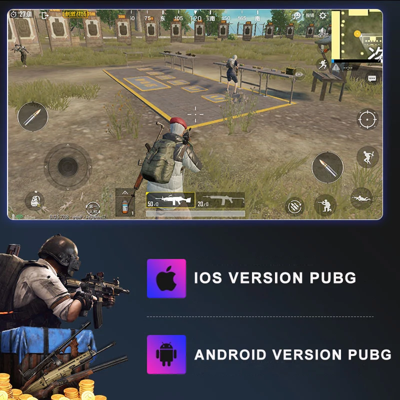 MOCUTE 057 беспроводной Bluetooth контроллер для Android Мобильные триггеры джойстик PUBG ios