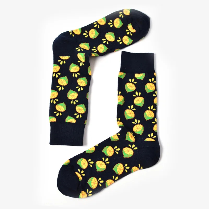Носки для скейтборда Chaussette Homme мужские и женские носки с фруктами ананас черешня