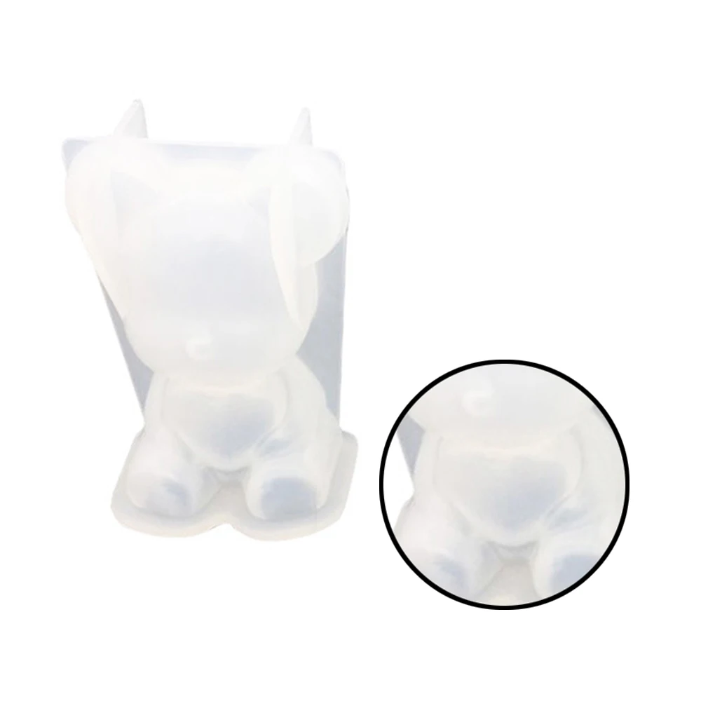 Горячая продажа DIY кристальная капельная силиконовая форма 3D Медведь Паддингтон