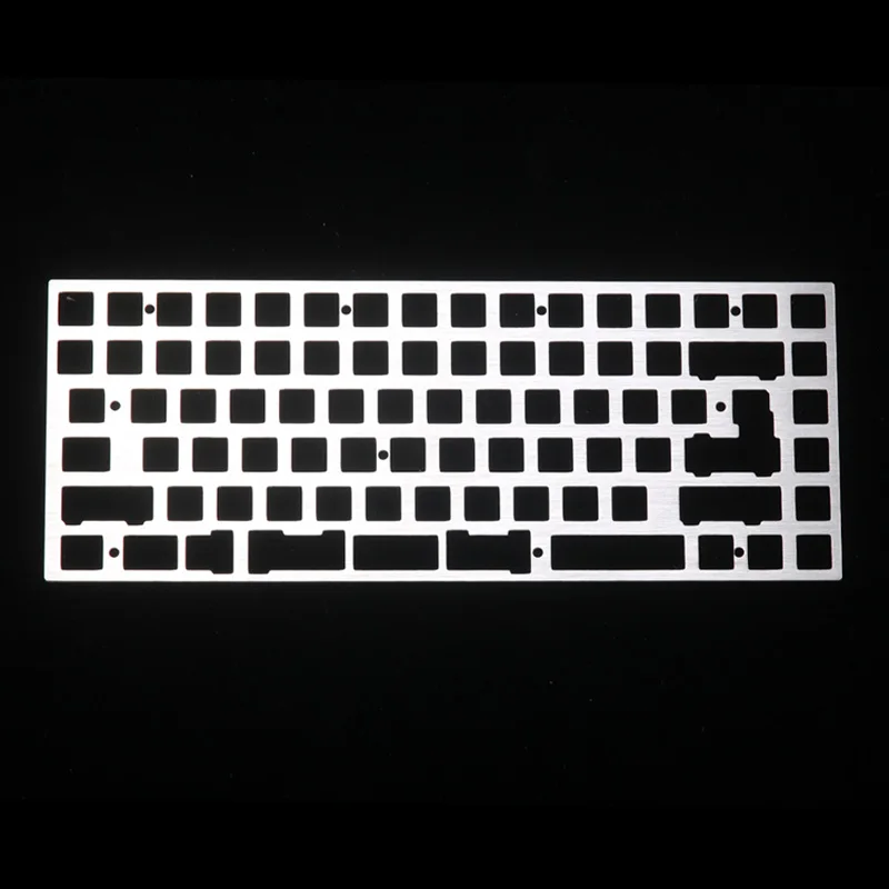 Kbd75 алюминиевая пластина поддержка сплит пробела Совместимость с kbd75v1