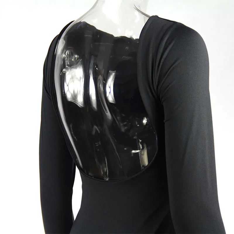 Большие размеры s-xl сексуальный в европейском стиле Дамское Платье с открытой