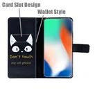 Кожаный чехол-кошелек PDGB с рисунком для Huawei Honor 8X 8A 8C 8S Y6 Y7 Prime Y5 2018 Y9 2019 цветов Чехол-книжка с бабочками