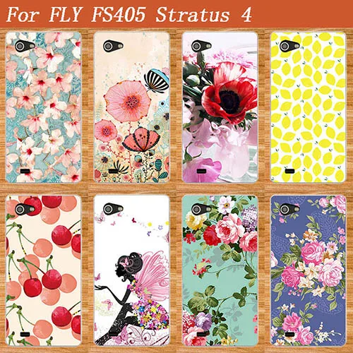 Новое поступление 2017 цветной мягкий чехол из ТПУ для FLY FS405 Stratus 4 0 дюйма защитный