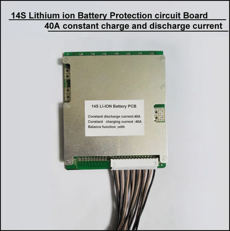 Литий ионный аккумулятор 58 8 в PCB и BMS 48 В с постоянным зарядным разгрузочным током