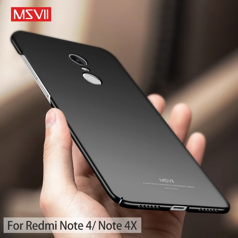Msvii Case for Xiaomi Redmi Note 4 4X Pro Cover Luxury Thin Full Protection Back |