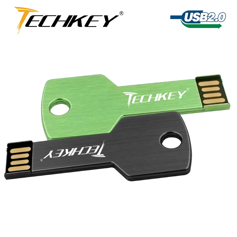 Новый ключ usb флеш накопитель 32 Гб 64 ГБ 16 8 металлический cel внешний memoria stick флэш