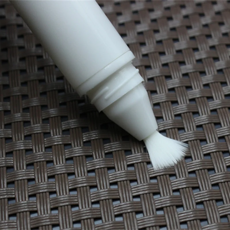 5 мл Черно-белая пластиковая пустая маникюрная ручка в виде бутылочки с кисточкой