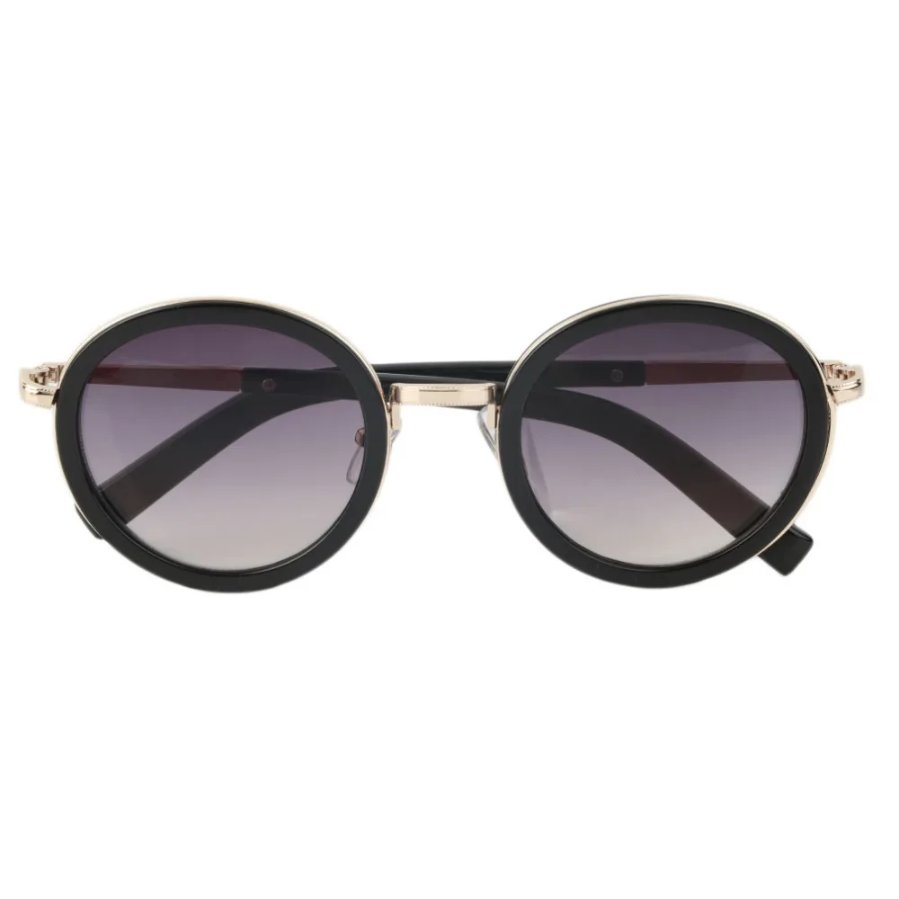 2016 Новый Ретро Круглая Рамка Женские Солнцезащитные Очки Модельер UV400 Металла + PC